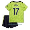 Conjunto (Camiseta+Pantalón Corto) Manchester United Fred 17 Tercera Equipación 2022-23 - Niño